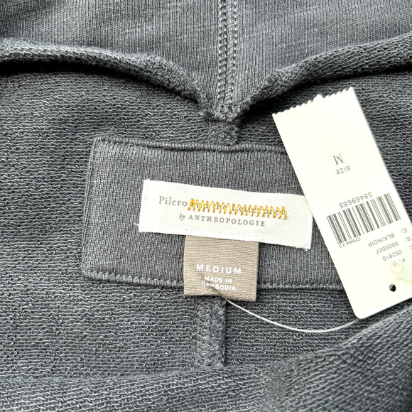 Pilcro by Anthropologie Women's Donna Tunic Pullover Sweater Wide Neck Gray Sz M - Picture 6 of 10